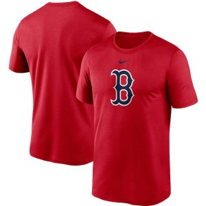 Boston Red Sox Nike Large Logo Legend Performance T-Shirt – Red