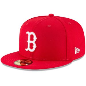 Men’s Boston Red Sox New Era Red Fashion Color Basic 59FIFTY Fitted Hat